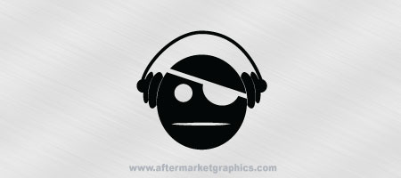 Music Pirate Decal